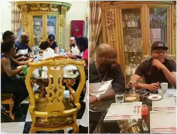 What Alterplate? Happy Harrysong spotted with Five Star Music family